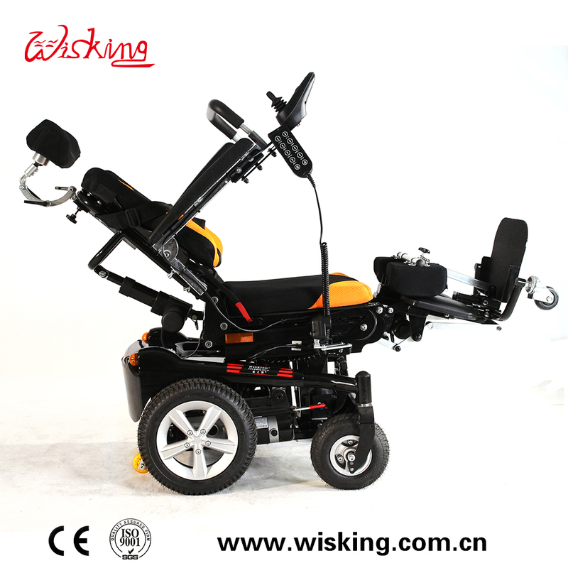 Función híbrida de silla de ruedas eléctrica motorizada tamaño queen WISKING
