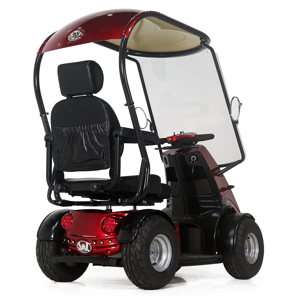 Scooter de movilidad grande con suspensión para cuerpo pesado