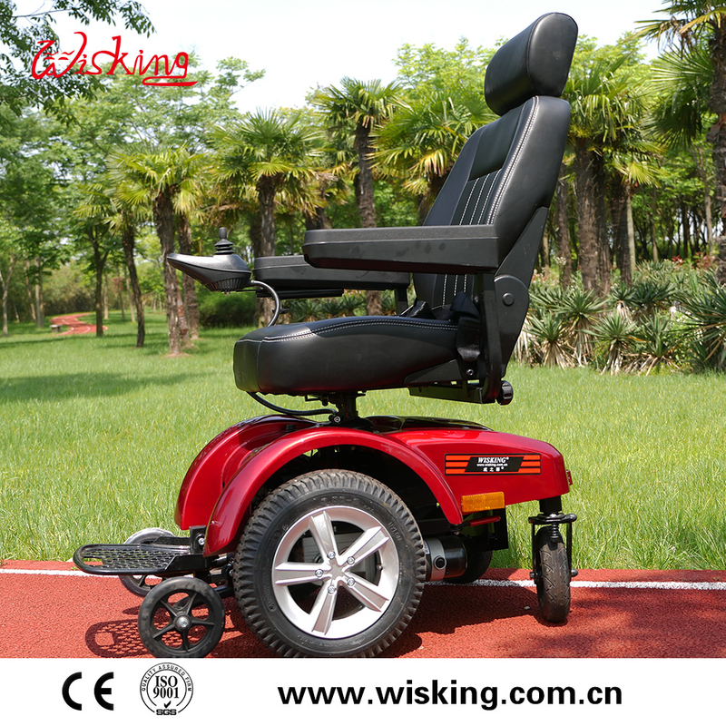 Silla de ruedas eléctrica estable con tracción delantera WISKING para discapacitados