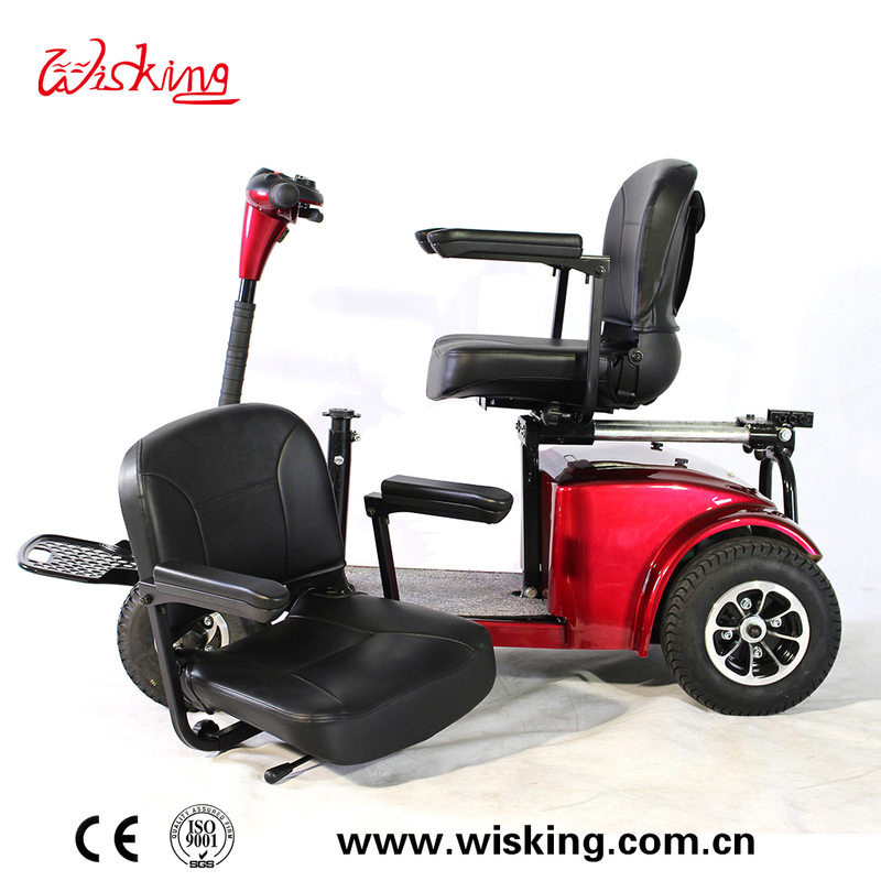Scooter de movilidad de 4 ruedas y doble asiento para personas mayores