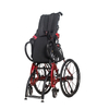 Silla de ruedas activa de pie plegable de aleación de aluminio WISKING para discapacitados