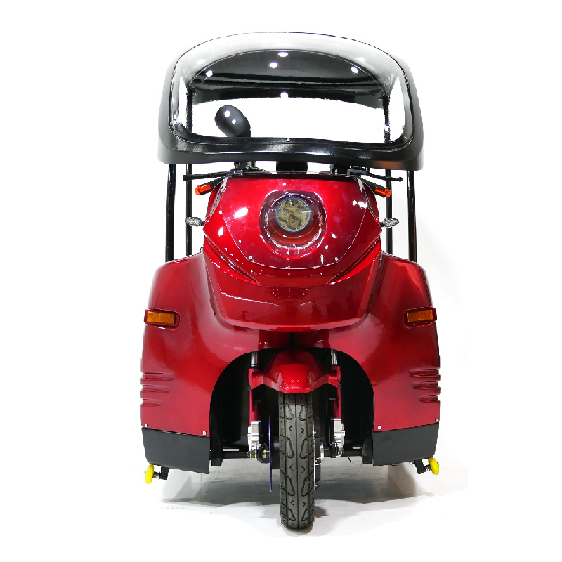 Scooter de movilidad de 3 ruedas con techo y batería de litio para discapacitados