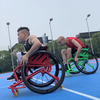 Silla de ruedas activa manual para discapacitados de baloncesto ligero de aleación de aluminio