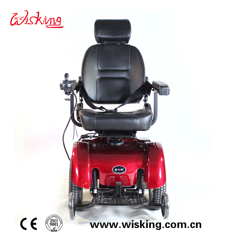 Silla de ruedas eléctrica estable con tracción delantera WISKING para discapacitados