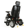 Silla de ruedas eléctrica de 4 ruedas para discapacitados de cuerpo pesado