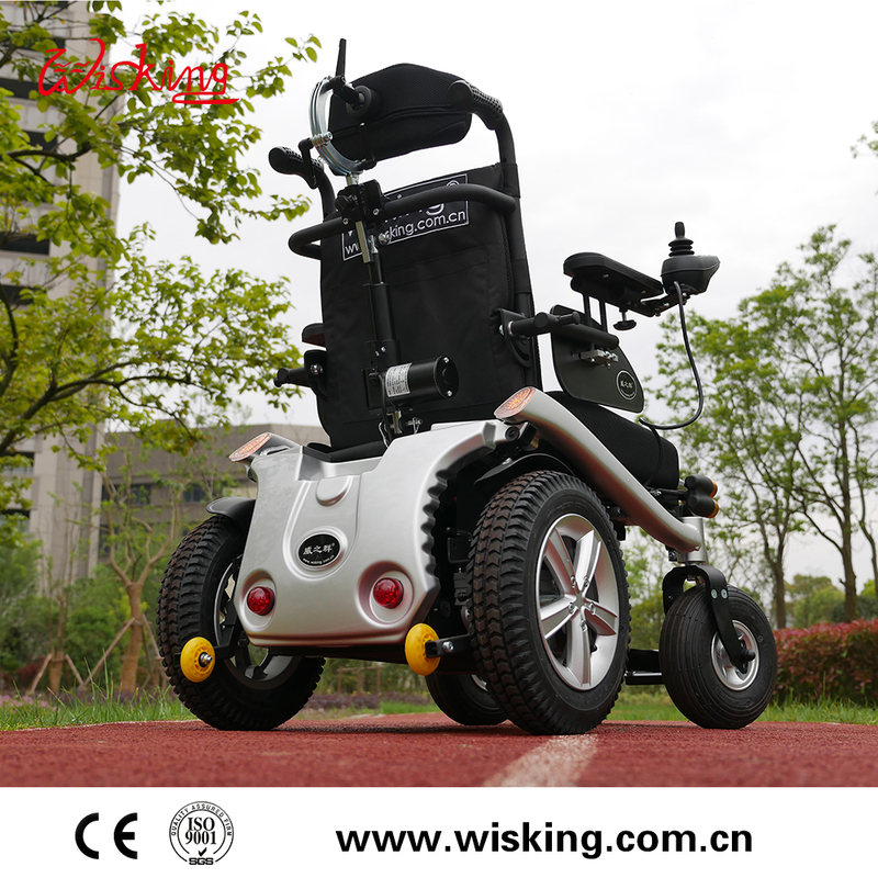 Silla de ruedas eléctrica reclinable automática y manual multifuncional para discapacitados y ancianos