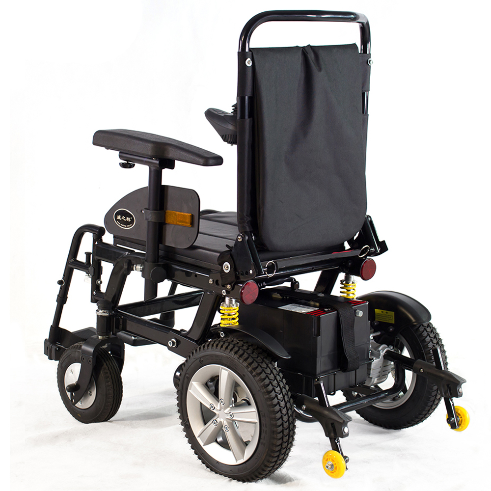 Silla de ruedas eléctrica para discapacitados en excursión con batería de plomo-ácido