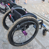Fat Wide Wheels Offroad Beach Sand Silla de ruedas para discapacitados