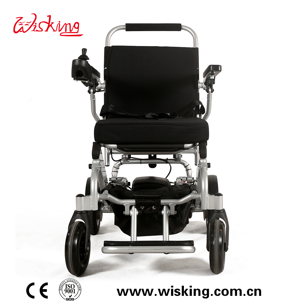 Ruedas pequeñas silla de ruedas eléctrica de batería de litio de moda para discapacitados