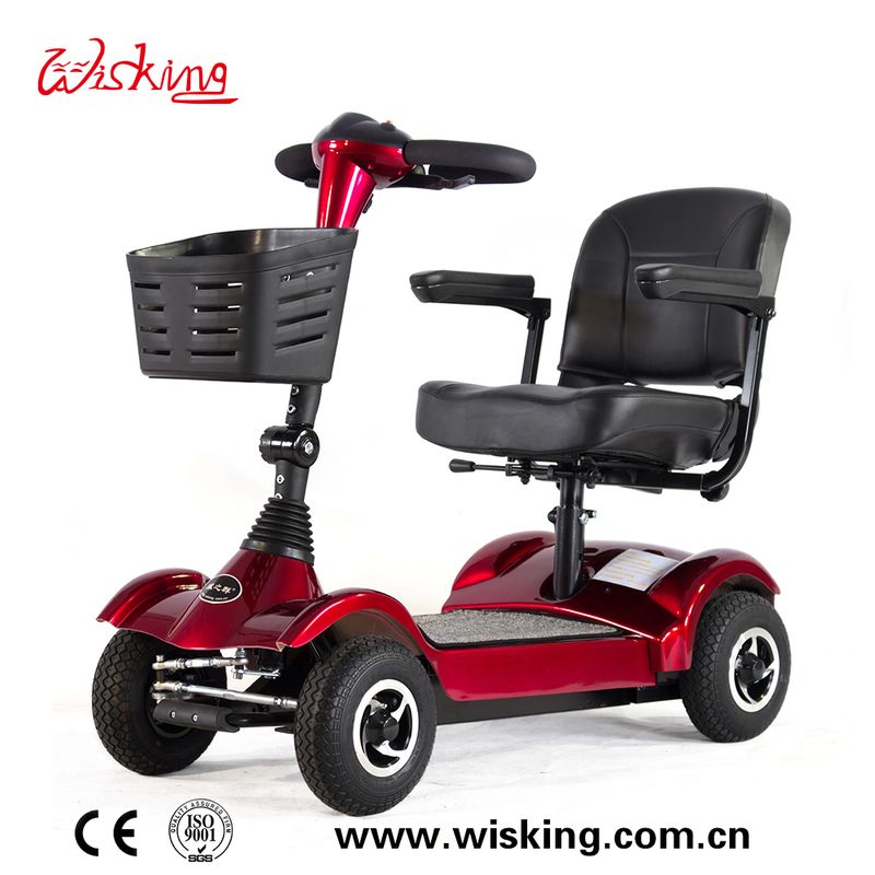 Scooter de movilidad de desmontaje plegable de tamaño mini para discapacitados